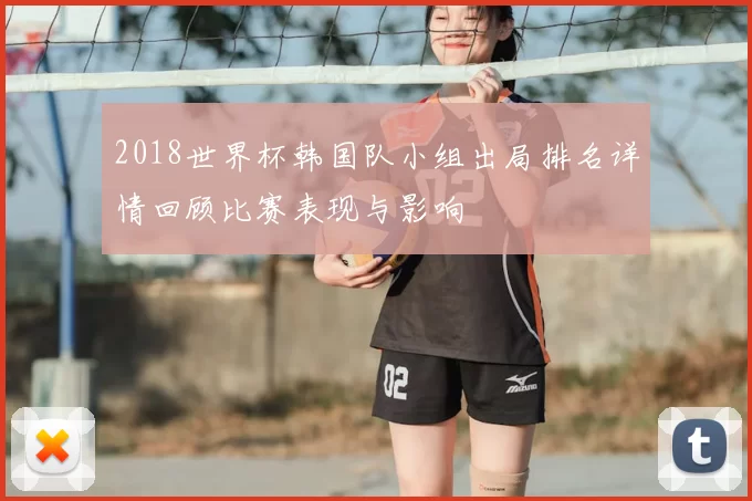 2018世界杯韩国队小组出局排名详情回顾比赛表现与影响